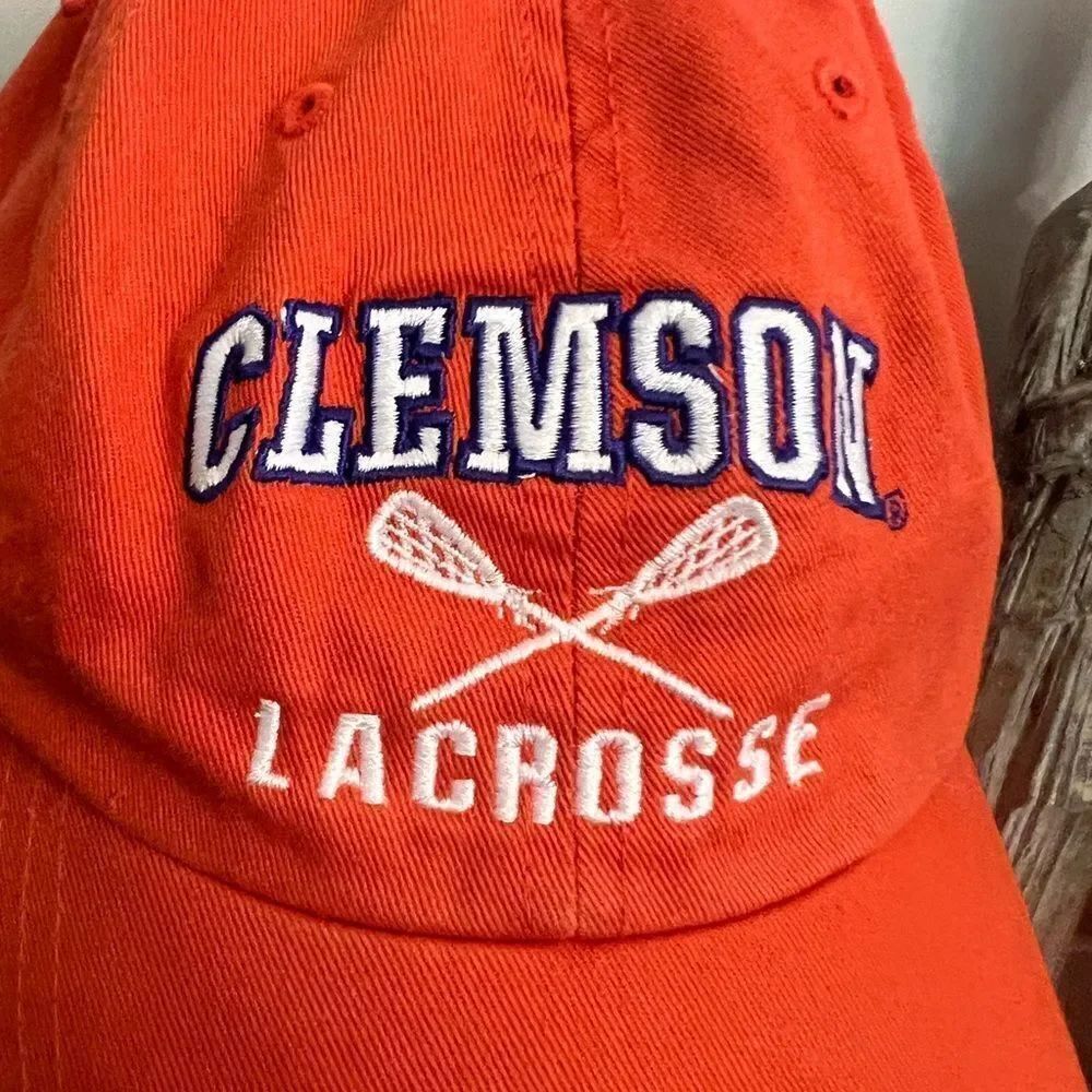 Clemson Lacrosse Orange Richardson adjustable Cap. - Picture 2 of 5